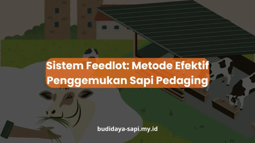 SISTEM FEEDLOT: METODE EFEKTIF PENGGEMUKAN SAPI PEDAGING